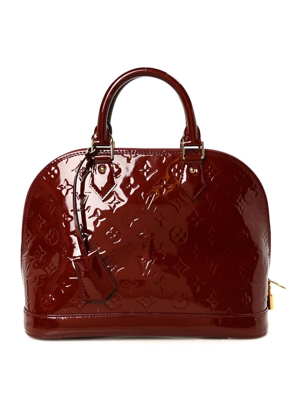 Louis Vuitton Vernis Alma Pm Rouge #291919L10B